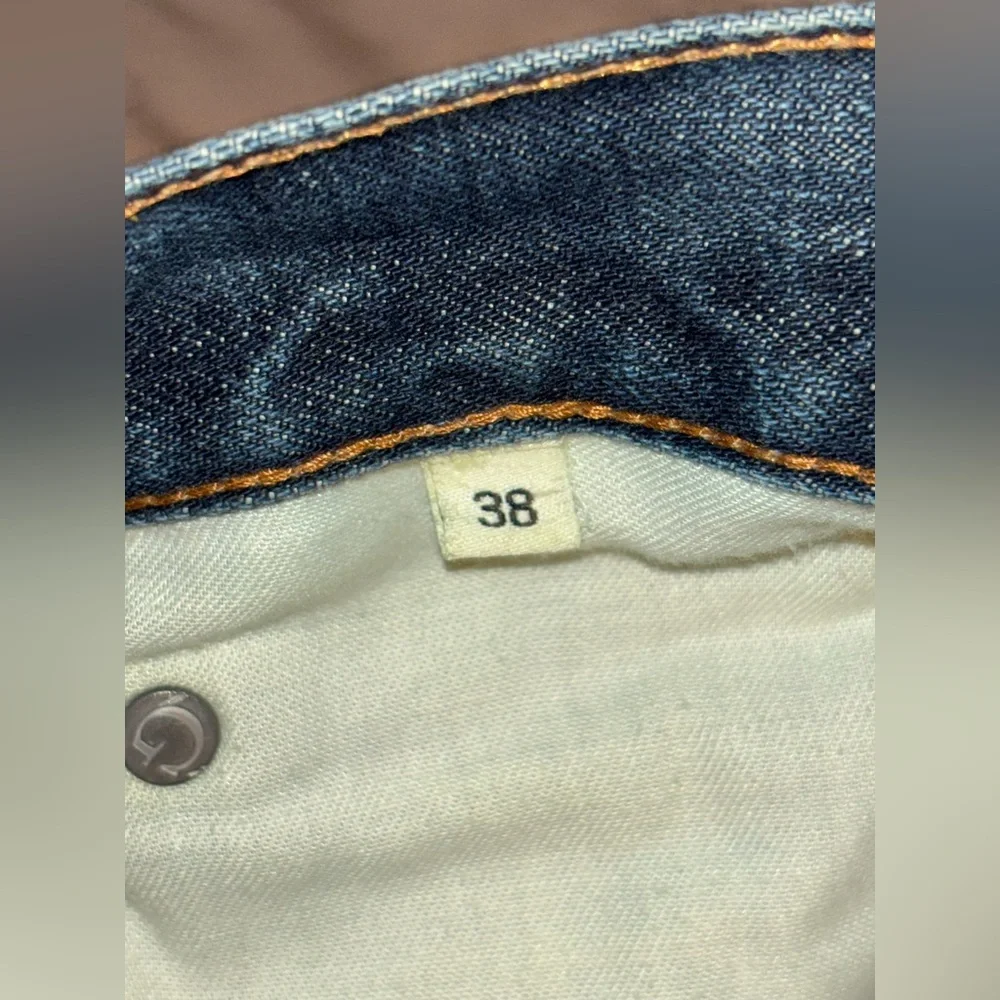 GUSTIN #75 Okayama Straight Jeans Mens Size 38 x 36 Japanese Selvedge Button Fly - Picture 13 of 13